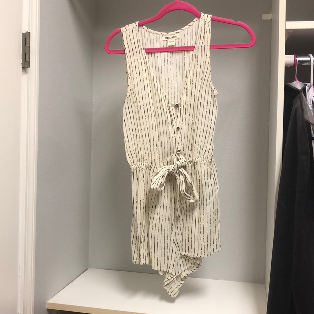 Striped romper